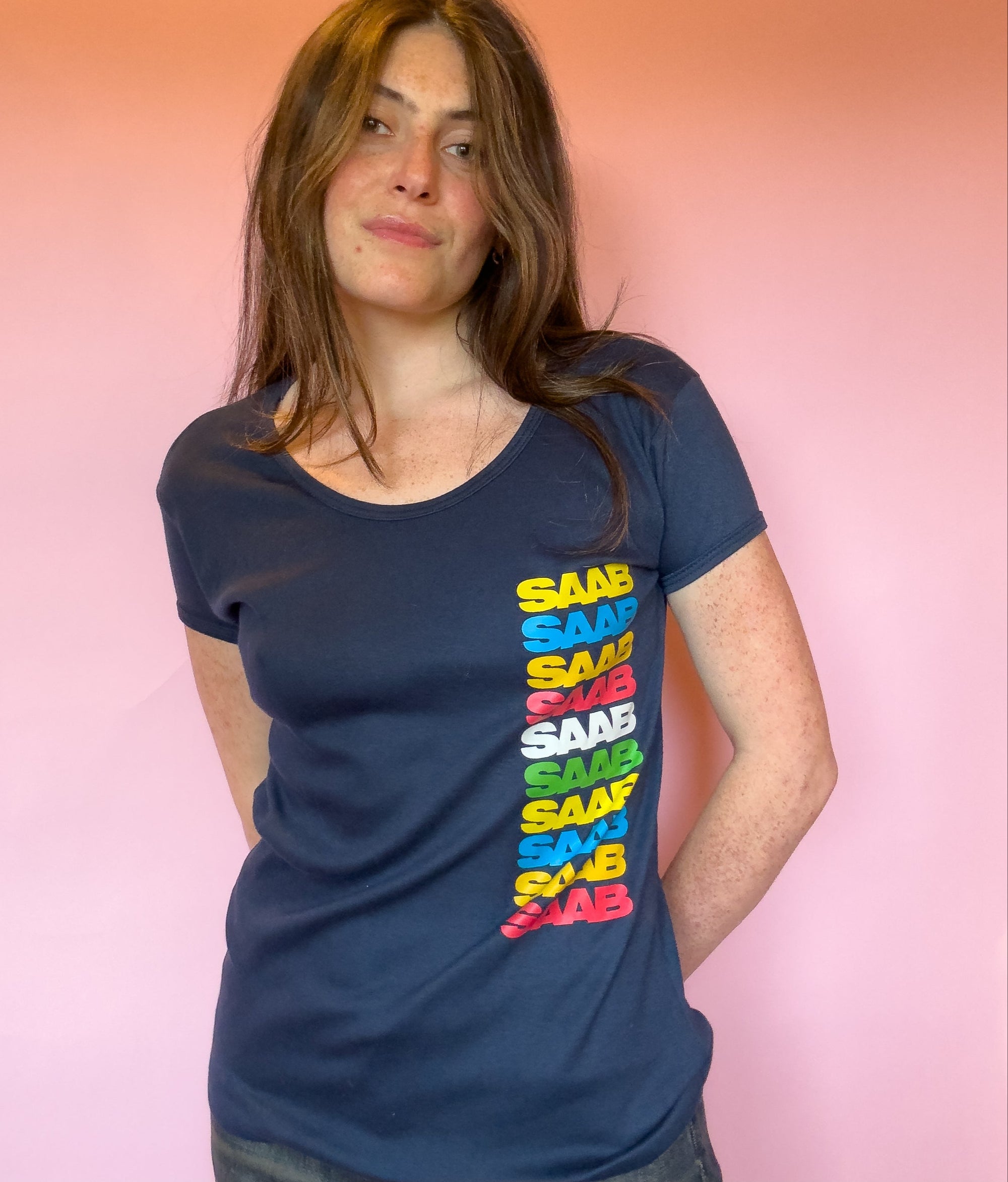 1970S MOON CASTLES SAAB T-SHIRT