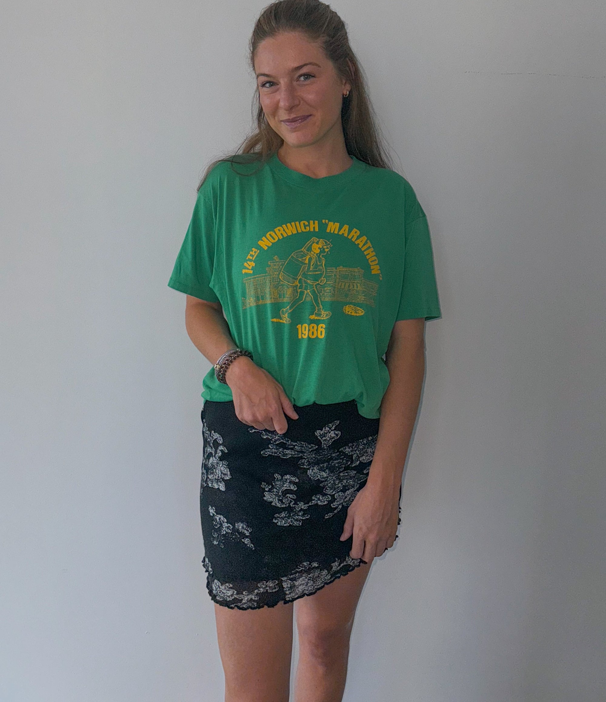 1986 HANES FIFTY-FIFTY NORWICH MARATHON T-SHIRT