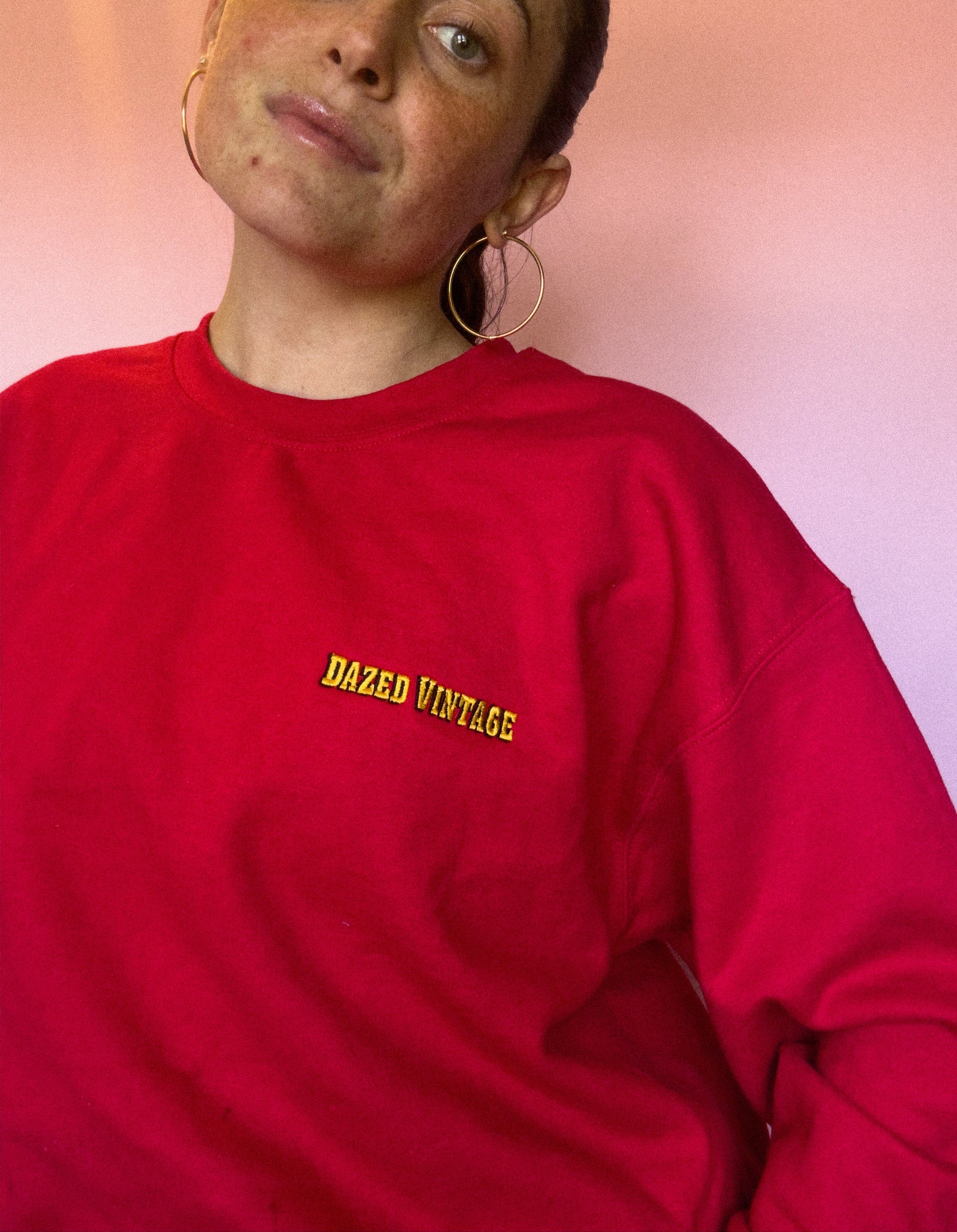 PULP FICTION LOGO X DAZED VINTAGE LOGO CREWNECK
