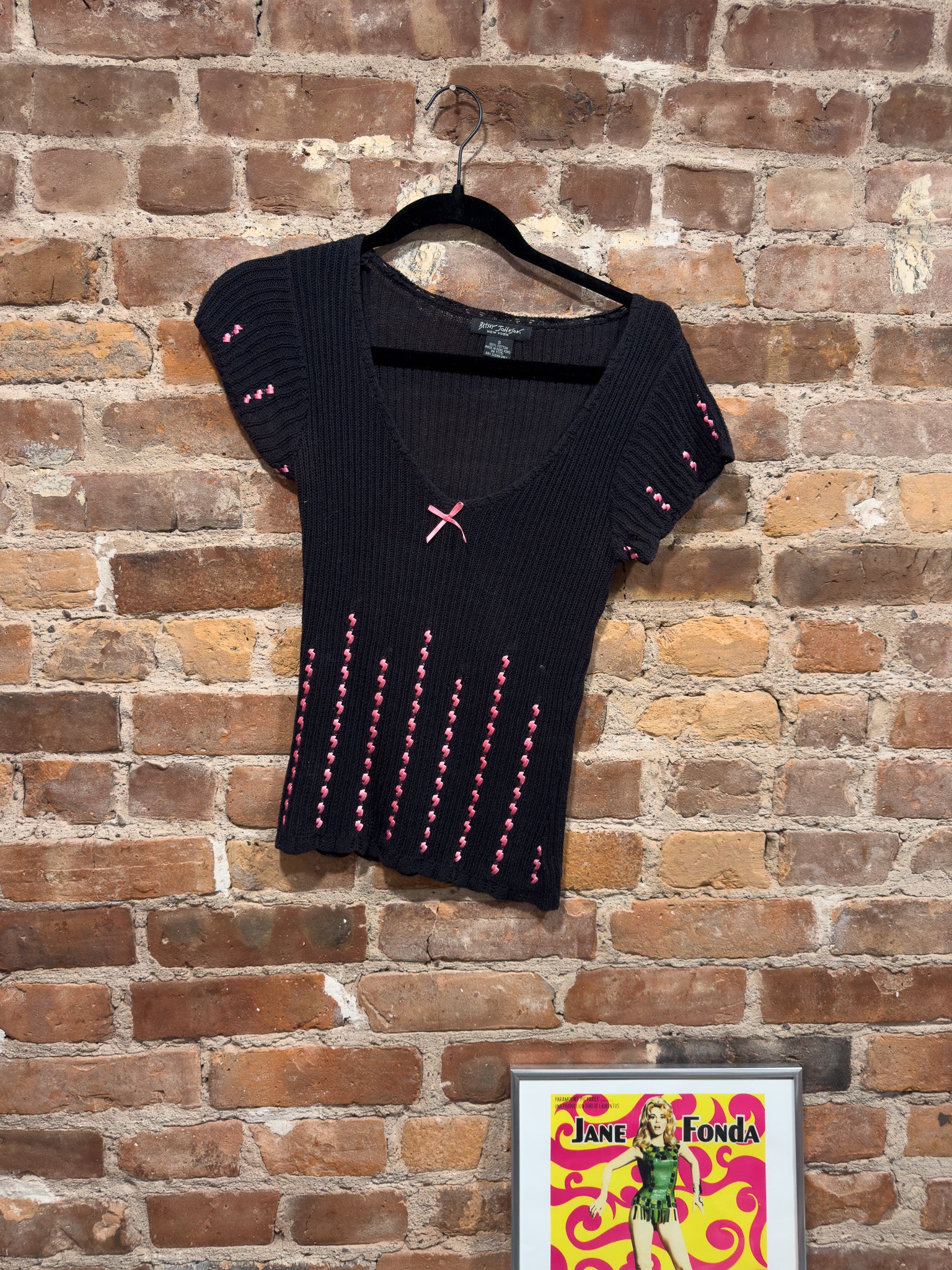Y2K BETSEY JOHNSON KNIT TOP