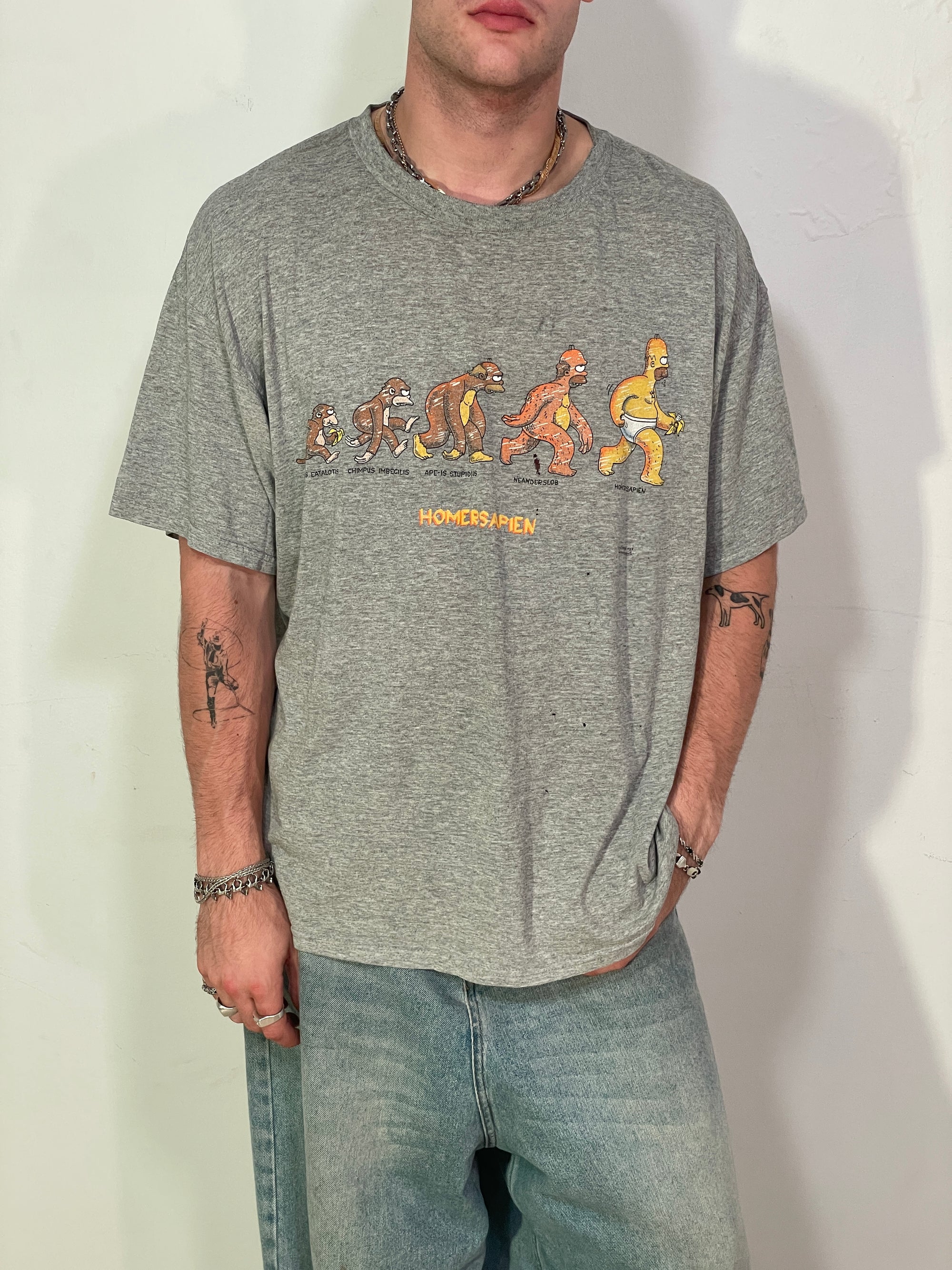 2000 DELTA PRO WEIGHT HOMER SIMPSON HOMERSAPIEN T-SHIRT