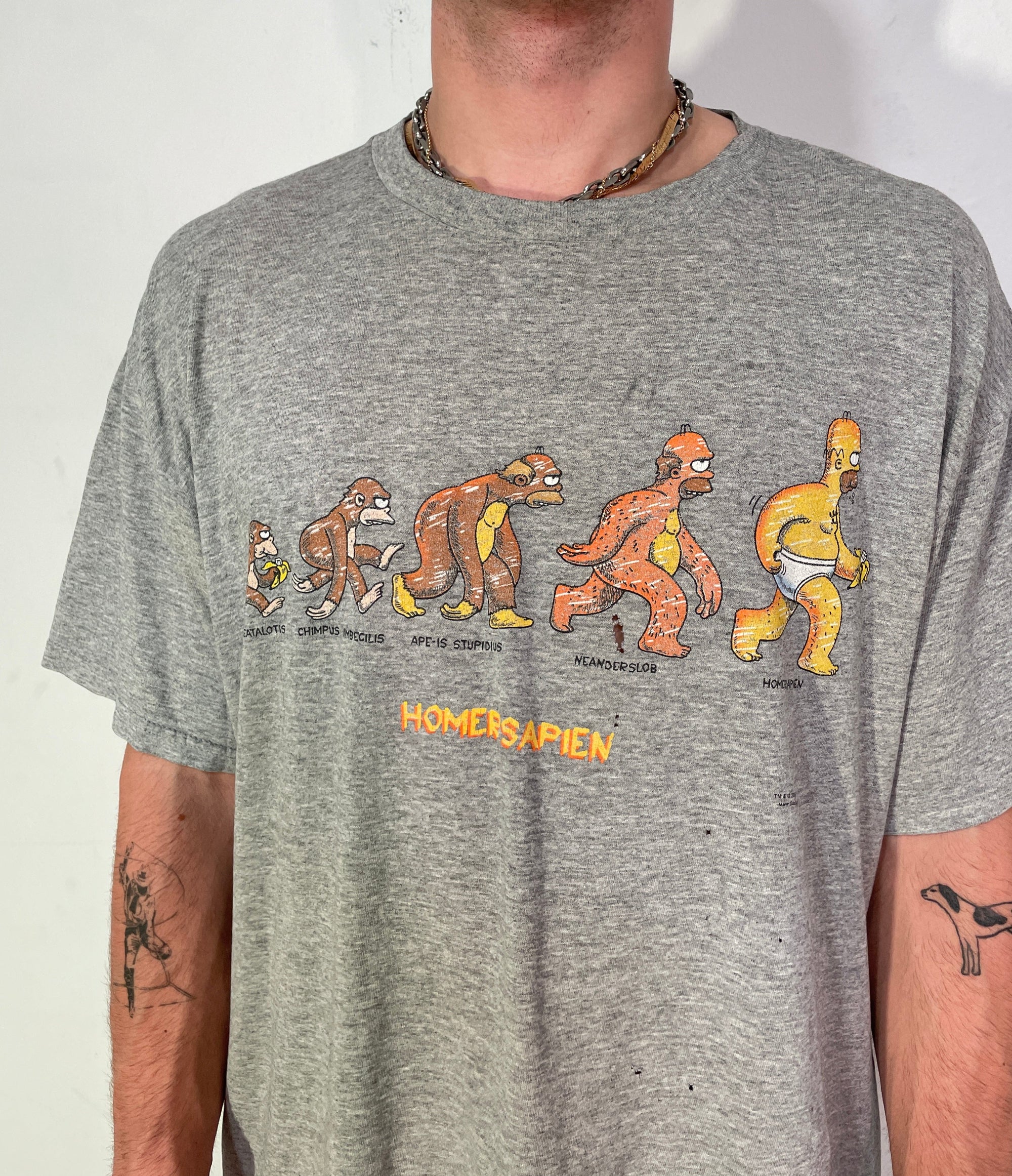 2000 DELTA PRO WEIGHT HOMER SIMPSON HOMERSAPIEN T-SHIRT