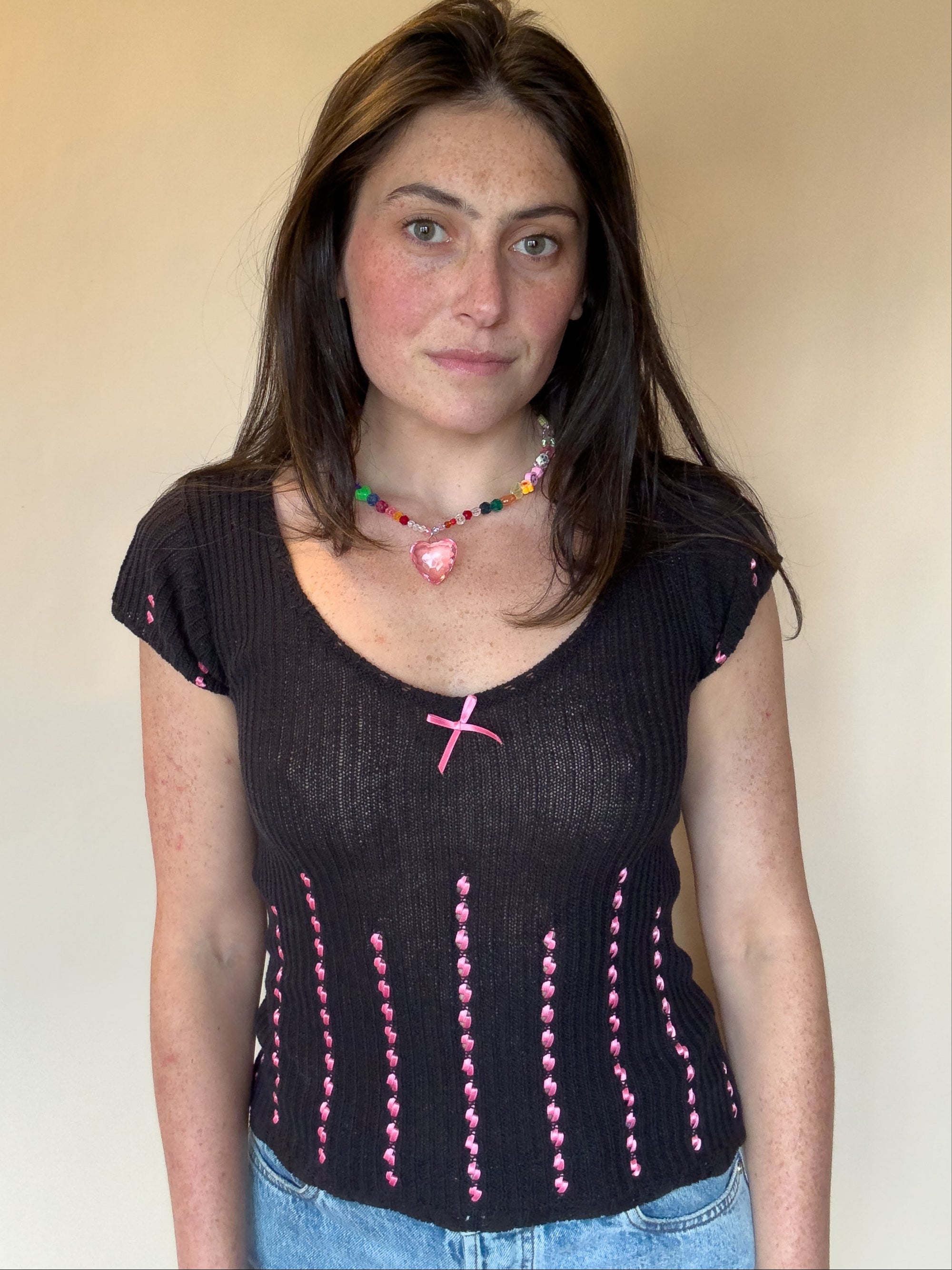 Y2K BETSEY JOHNSON KNIT TOP