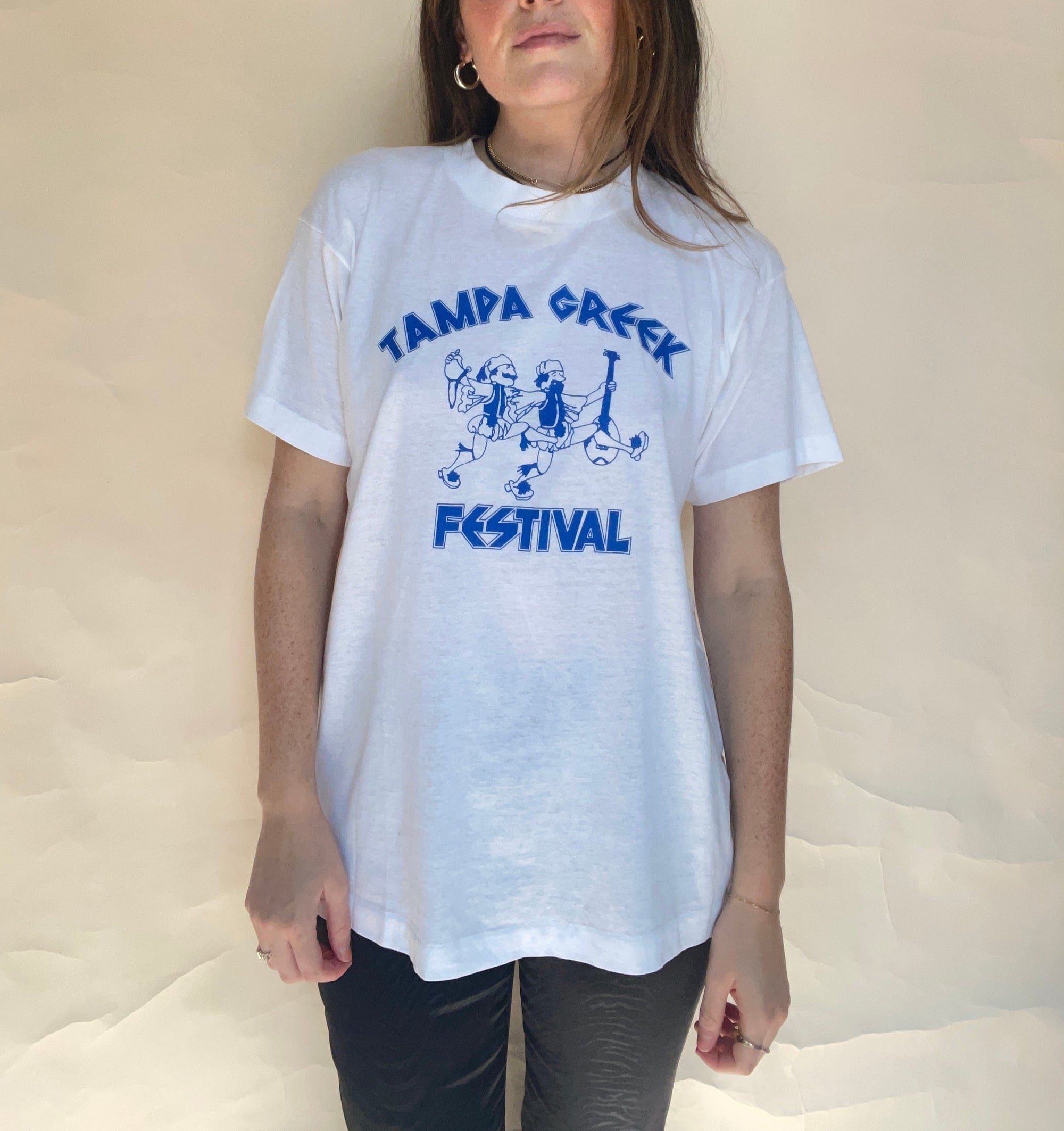 1987 SCREEN STARS TAMPA GREEK FEST T-SHIRT