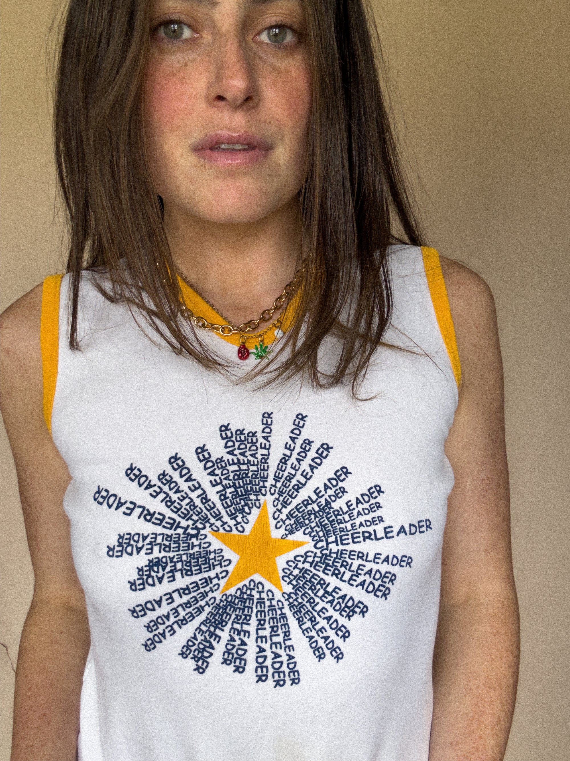 1990S SIGNATURE SPORTSWEAR CHEERLEADER TANK TOP