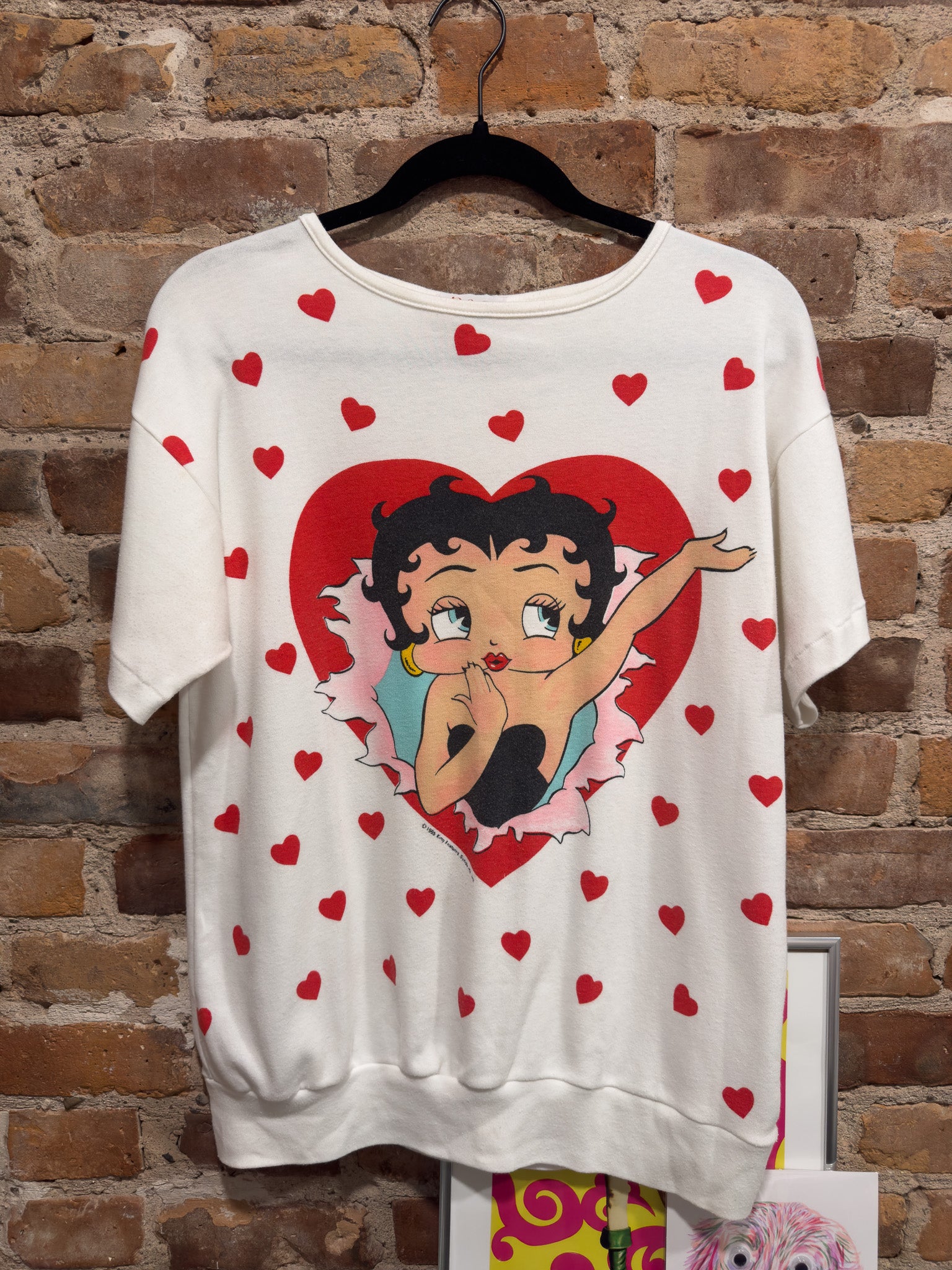 1985 BJ FROG BETTY BOOP PULLOVER