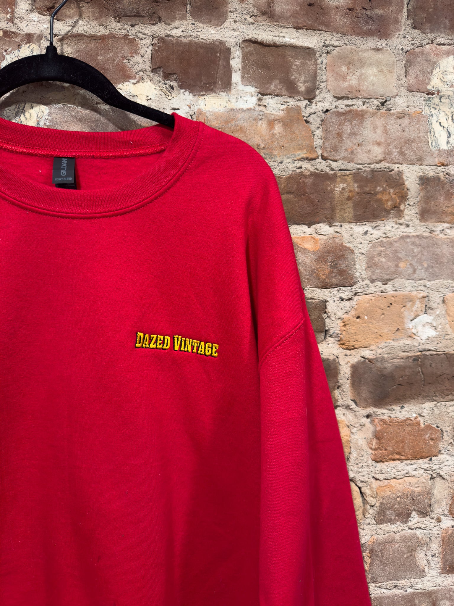 PULP FICTION LOGO X DAZED VINTAGE LOGO CREWNECK