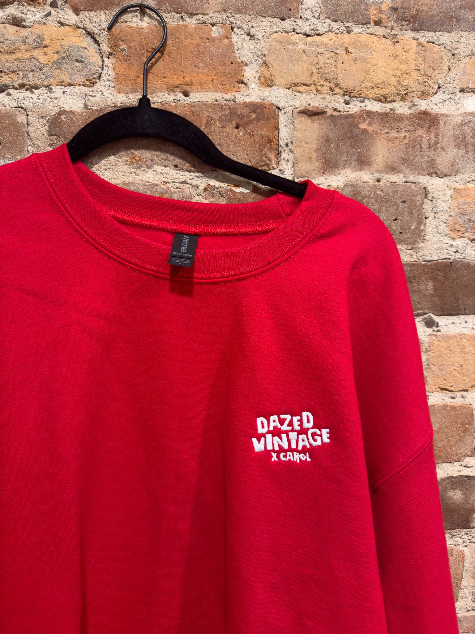 DEATH PROOF LOGO X DAZED VINTAGE LOGO CREWNECK