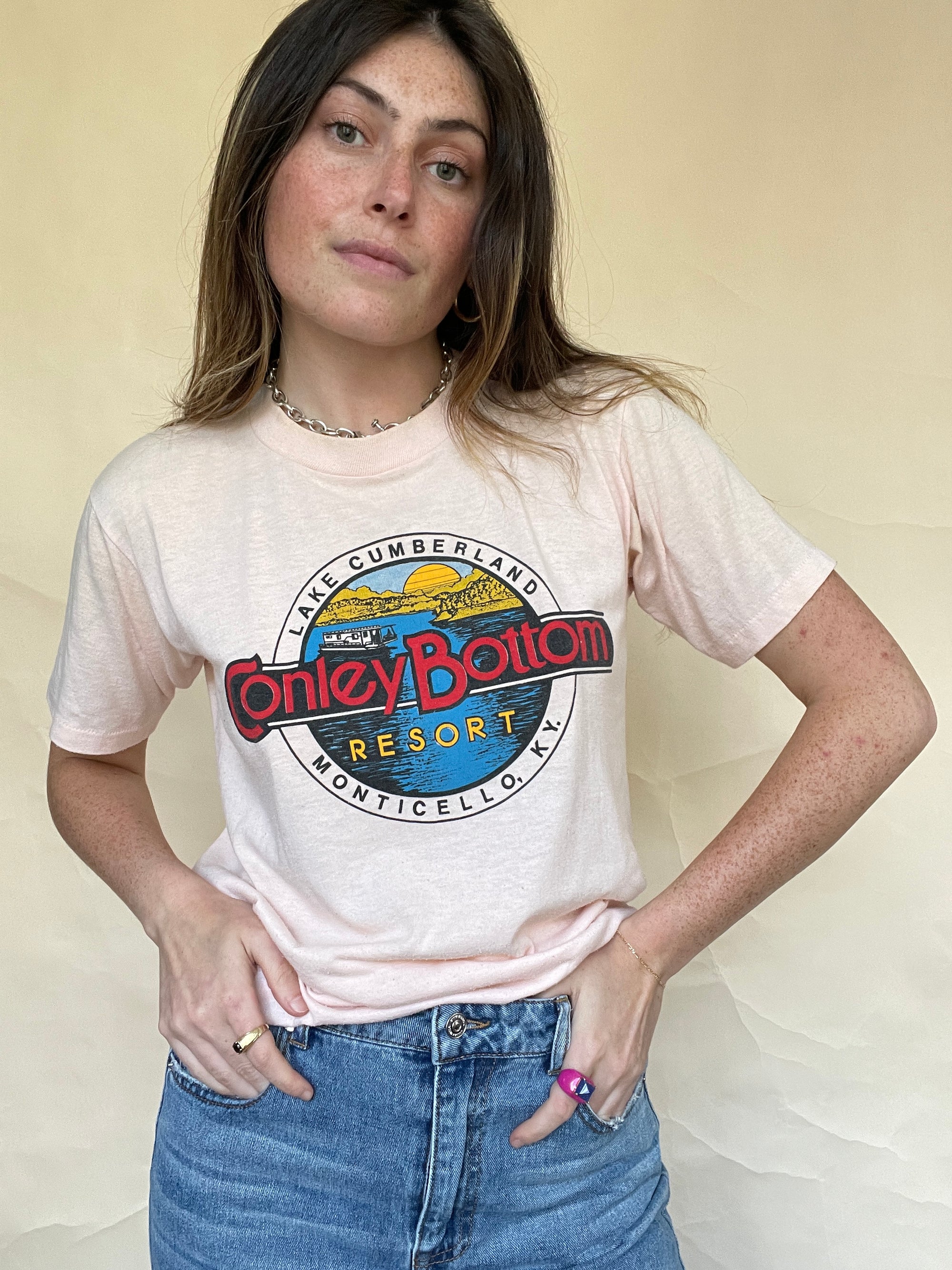 1980S CONLEY BOTTOM LAKE CUMBERLAND T-SHIRT
