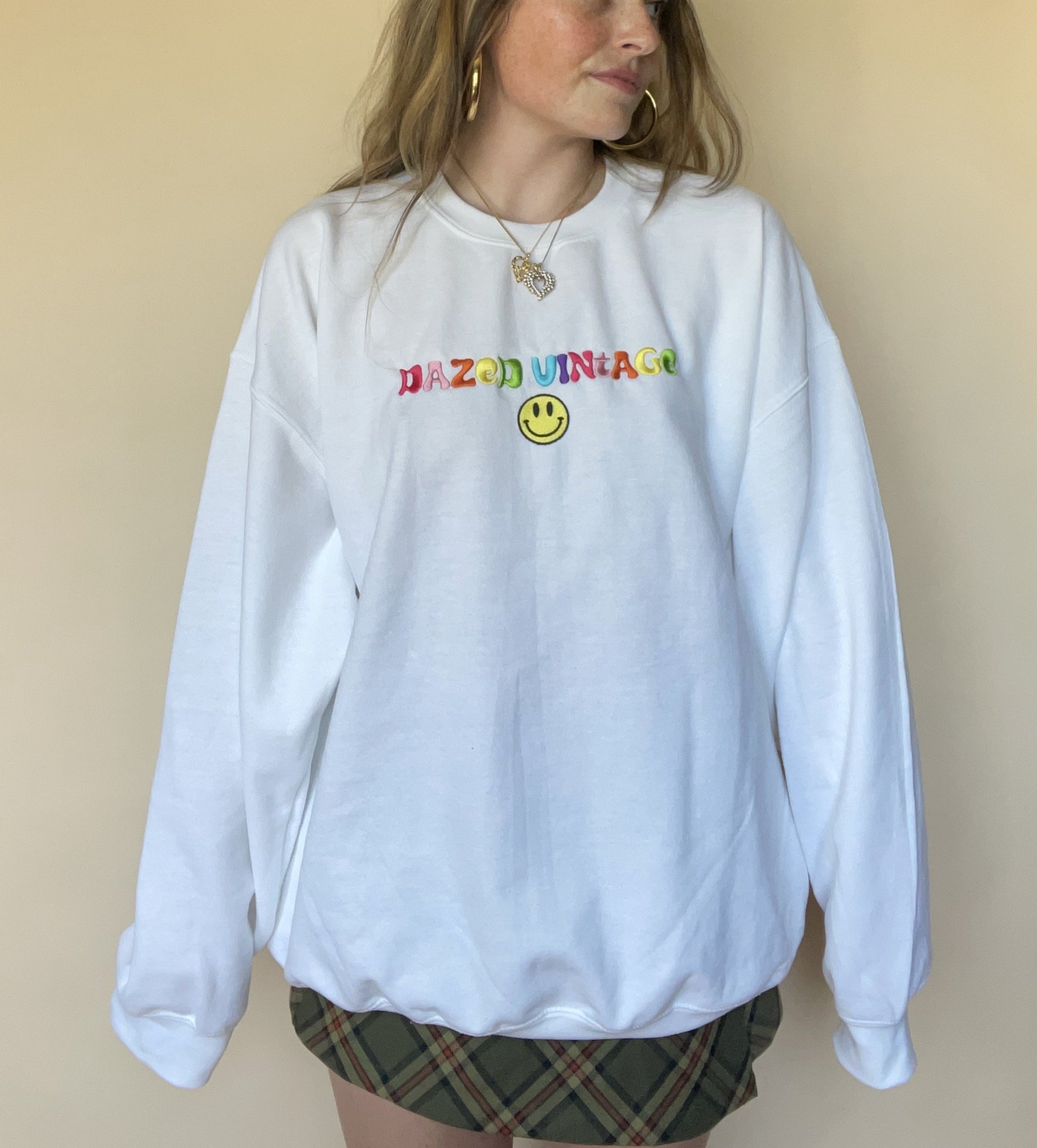 DAZED VINTAGE LOGO CREWNECK