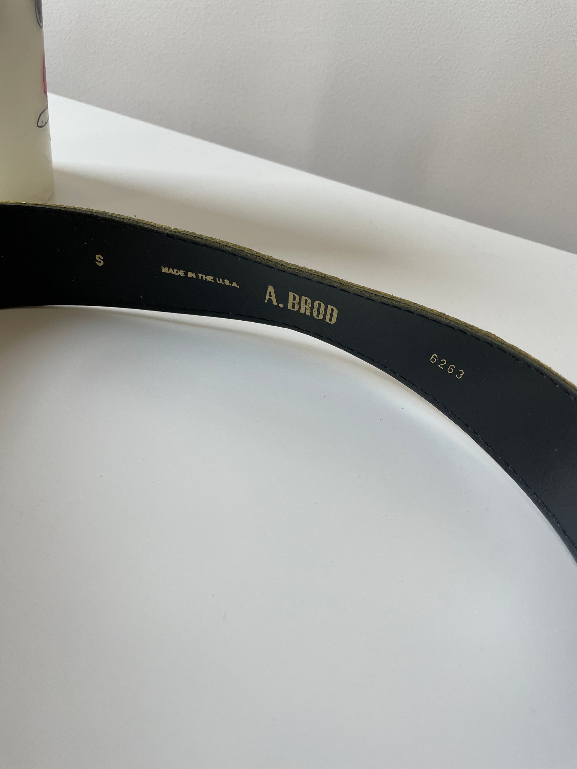 1990S GOLD GLITTER BELT